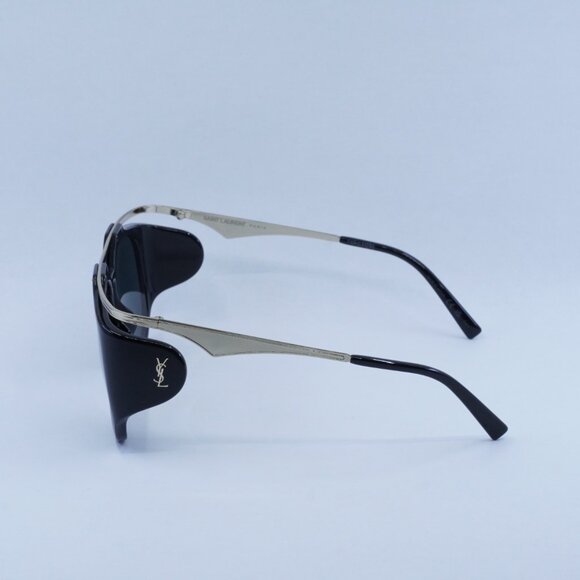 🕶️ New Saint Laurent SLM137 AMELIA 001 Sunglasses - Gold/Black Frame - Picture 6 of 14